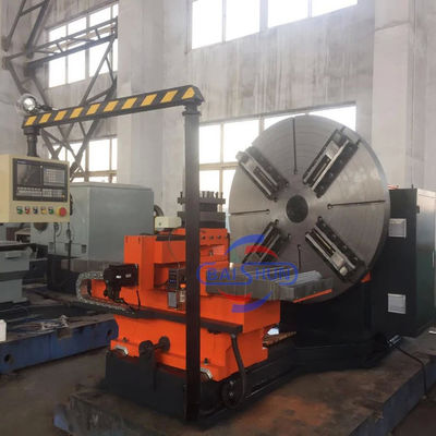 Handmatige landing draaibank horizontale CNC-gezicht draaibank machine voor auto banden vorm