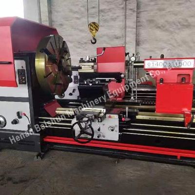 Horizontale gap bed draaibank machine 130mm spindel boren hobby draaibank