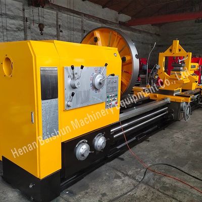 Grote spindelboring 105 mm horizontale handleiding draaibank 6 meter universele draaibank