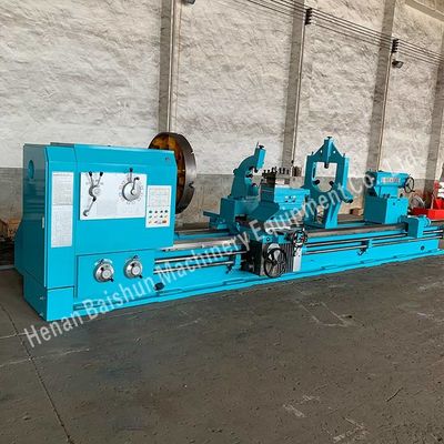 Horizontale metalen draaibank machine versnellingsbak Grote diameter Zwaar werk DRO