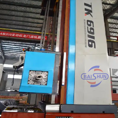 Hoogprecisie Hoog stijve CNC metalen boren en frezen horizontale wit en blauw