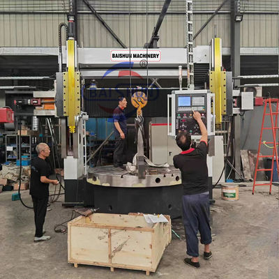 Verticale draaibank met dubbele kolom en zware draaibank met cnc-wiel