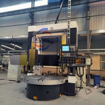 Dubbele kolom CNC verticale draaibank met dubbele spindel voor zwaar bewerken en 3500 mm max. draailengte