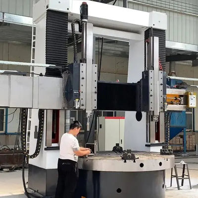 Hoge statische en dynamische stijfheid Zware VTL CNC verticale draaibank voor metaalbewerking