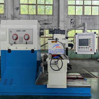 Metalen schijf draaiende draaibank Machine Tool Flange Motor Draaibank