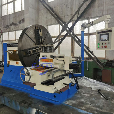 Hoge stabiliteit Flanke eind draaiende grote draaibank met 3500 mm swing diameter