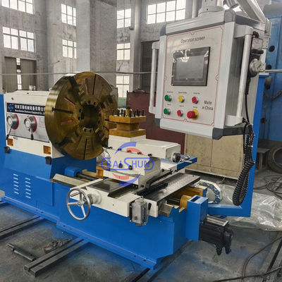 Floor type flens oppervlak draaibank voor het draaien van scheepswerfpropeller