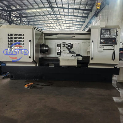 Precision QK1322 Automatische horizontale platte bed CNC Pipe draad draaibank machine te koop
