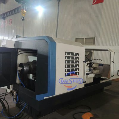 QK1325 Smart Automatic Horizontal Flat Bed CNC Double Chuck Pipe Draaddraai