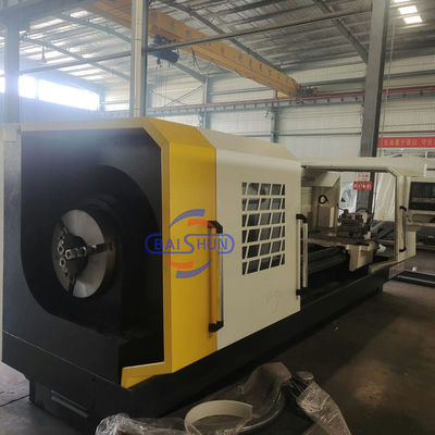Heavy Duty Double Chuck Oil Country Metal Turning Works CNC-draaibank voor het draadsnijden van pijpen