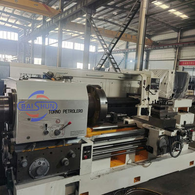 Peruaanse markt Automatische CNC-machine Grote boor Elektrische Chuck Pipe Threading Machine