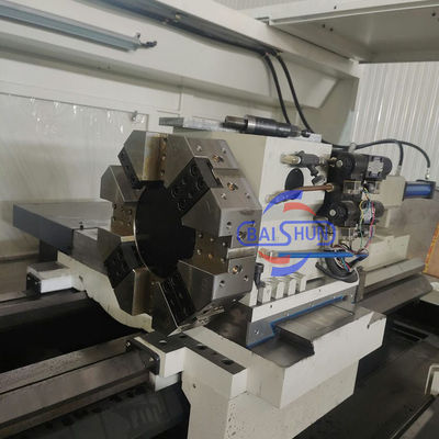 Economisch CNC-metalen snijmachine Pipe draad draaibank met grote spindelboring