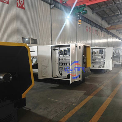 Hoge stijfheid Automatische olie land zware CNC-pijp draad draaibank machine voor schroef maken