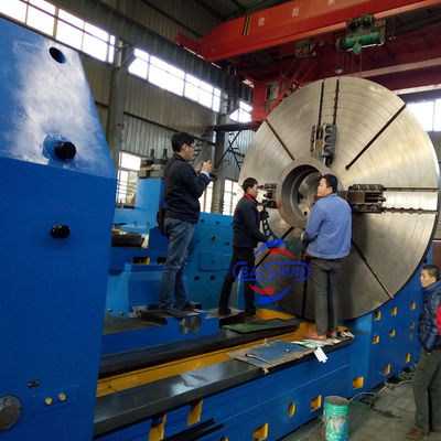 Grote schommeldiameter horizontale rollen draaiende draaibank Torno zware snijmachine