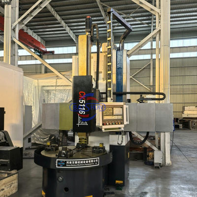 Precisie Model CK5225 2-assige Dubbele Kolom Metalen Draaiende Verticale Draaibank