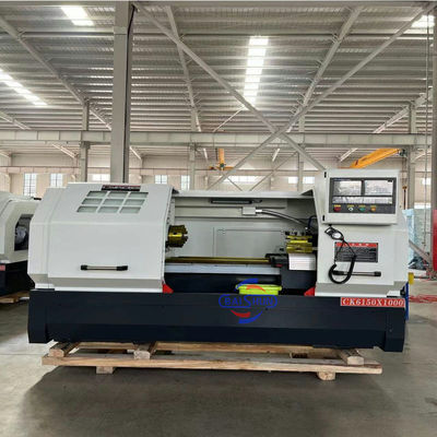 CNC-draaibankmachine CK6150 plat bed 500 mm zwenkbaar 1500 mm werkstuk