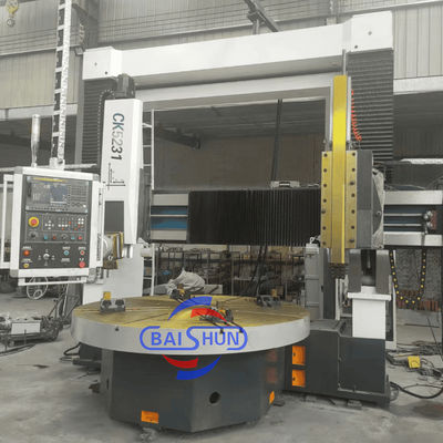 Zware dubbele kolom CNC verticale draaibank met max. draaidiameter 3150mm en precisiebewerking