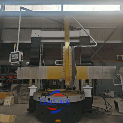Grote Diameter Dubbele Kolom CNC Verticale Draaibank met Max. Draaidiameter 2500mm en Positioneernauwkeurigheid ±0.003