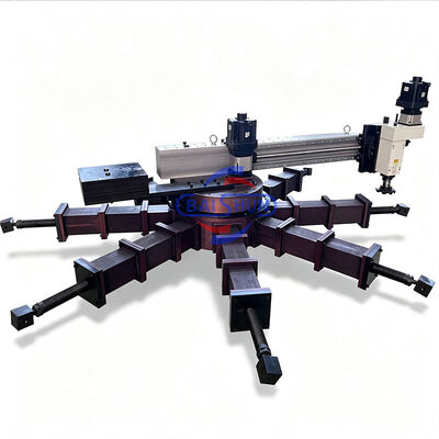 Modulaire Flensdraaibank voor Snelle Montage met ID/OD Klemming, Draagbare Machine
